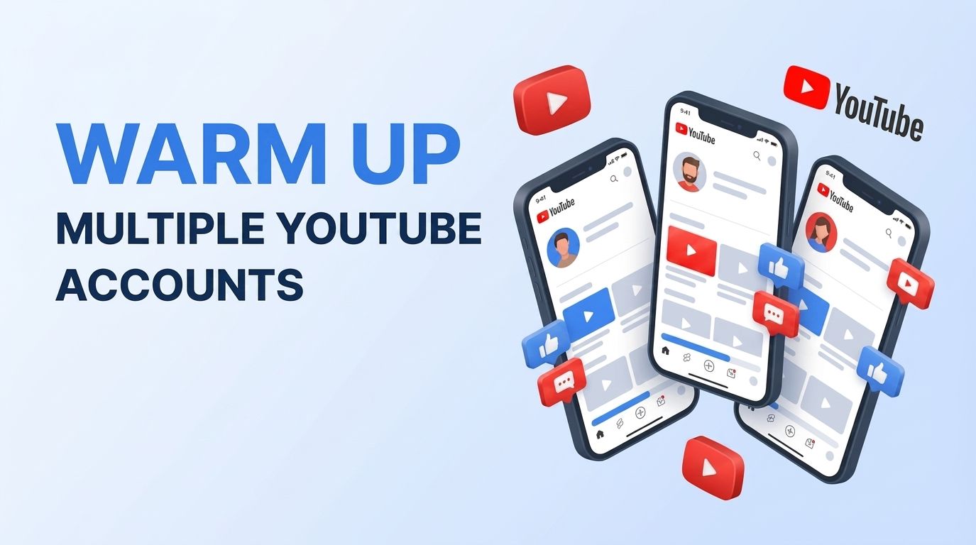 How to Warm Up Multiple YouTube Accounts with Cloud Phones in 2026?