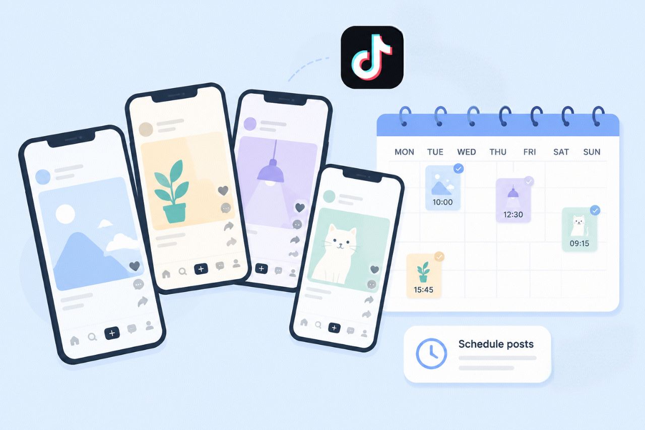 How to Schedule TikTok Posts Across Multiple Accounts? 